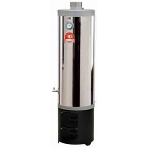Boiler Baie pe Lemne Inox 120L Premium cu Focar 7,5Kw - imagine 1