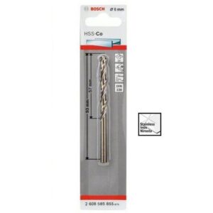 Burghiu Bosch Metal HSS-Co DIN 338 6x57x93mm - imagine 1