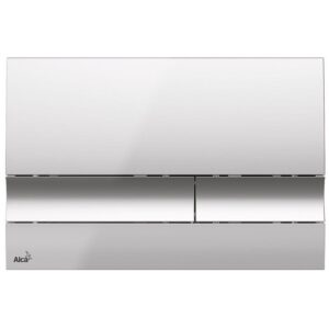 Placa Clapeta Actionare Crom M1721 Rezervor WC AlcaPlast - imagine 1