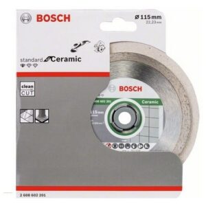 Disc Diamantat D115x22.23x1mm Bosch Standard Ceramic - imagine 1