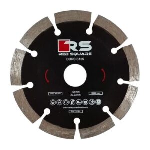 Disc Diamantat D125x22.23x2mm DDRS Red Square Beton - imagine 1