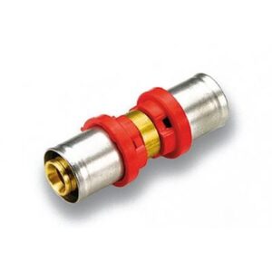 Racord Dublu Pex-AL Mufa Multistrat Press D16,20,26mm Tiemme - imagine 1