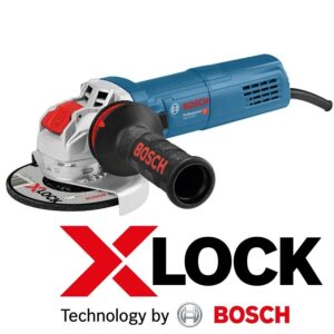 Polizor Unghiular Bosch GWX 9-125S  900W, 1100rpm sistem X Lock - imagine 1