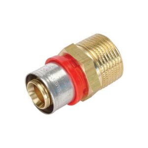 Racord Drept PEx-AL Multistrat Press M D16,20,26,32mm FE Tiemme - imagine 1