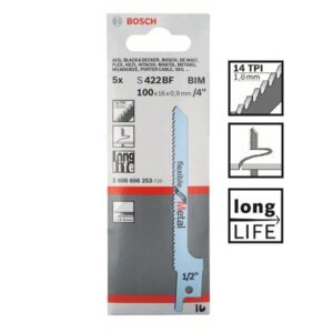 Set 5 panze Metal S422bf Bosch Ferastau Sabie GSA - imagine 1