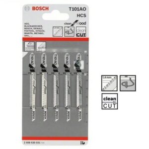 Set 5 panze T101AO Bosch Clean Lemn Ferastrau Vertical GST - imagine 1