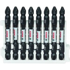 Set 8 biti cu cap Dublu PZ2/PH2 Bosch Impact Control 2608522333 - imagine 1