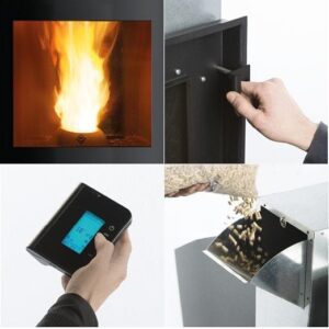 Termosemineu peleti 30Kw Magikal MK30 modul Wi-Fi, Clasa Eng A+ - imagine 4