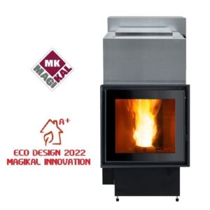Termosemineu peleti 30Kw Magikal MK30 modul Wi-Fi, Clasa Eng A+ - imagine 1